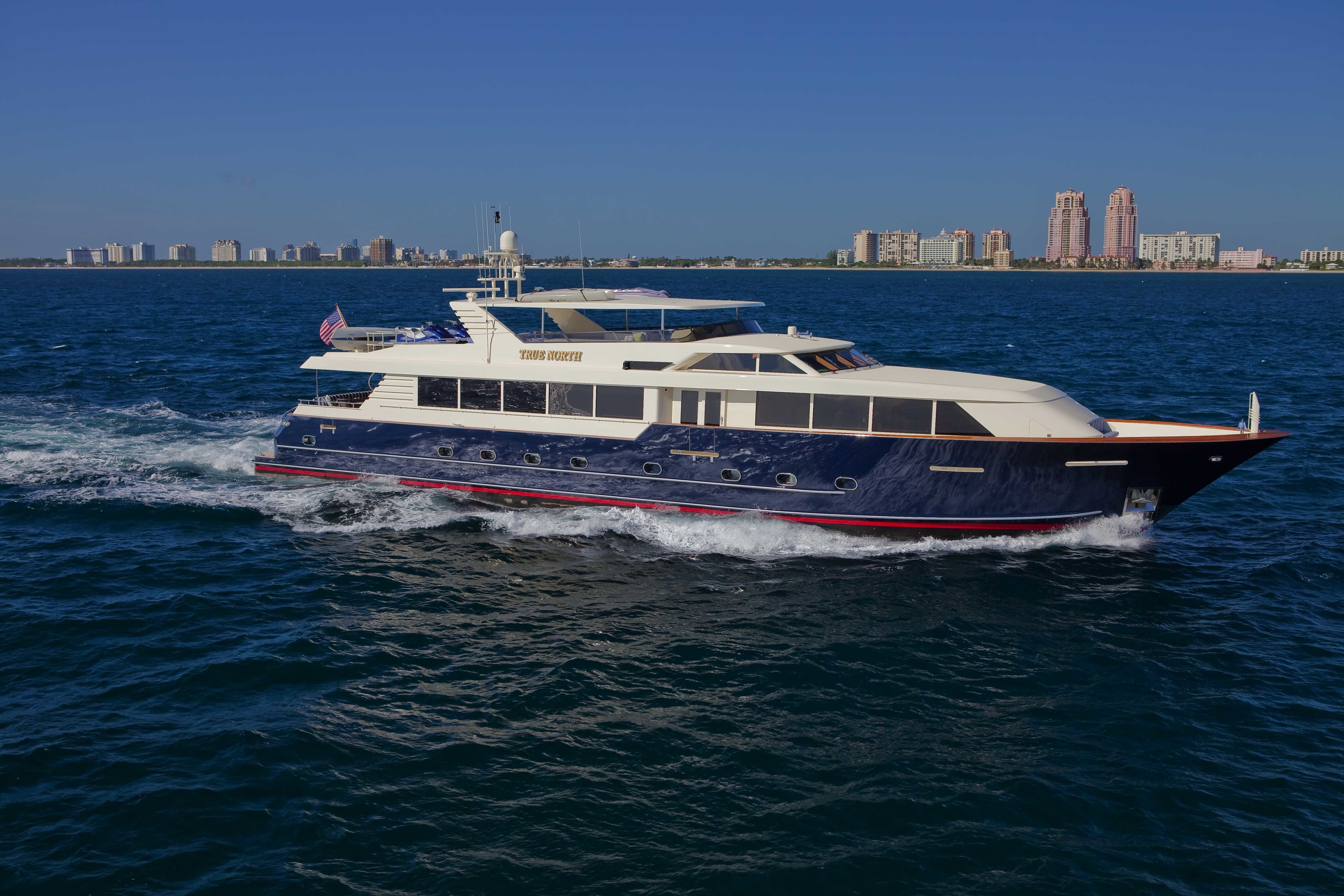 Yacht TRUE NORTH, Broward Yachts CHARTERWORLD Luxury Superyacht Charters